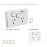 Iconic Socket Collection - Cool Grey