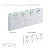 Iconic Socket Collection - Cool Grey
