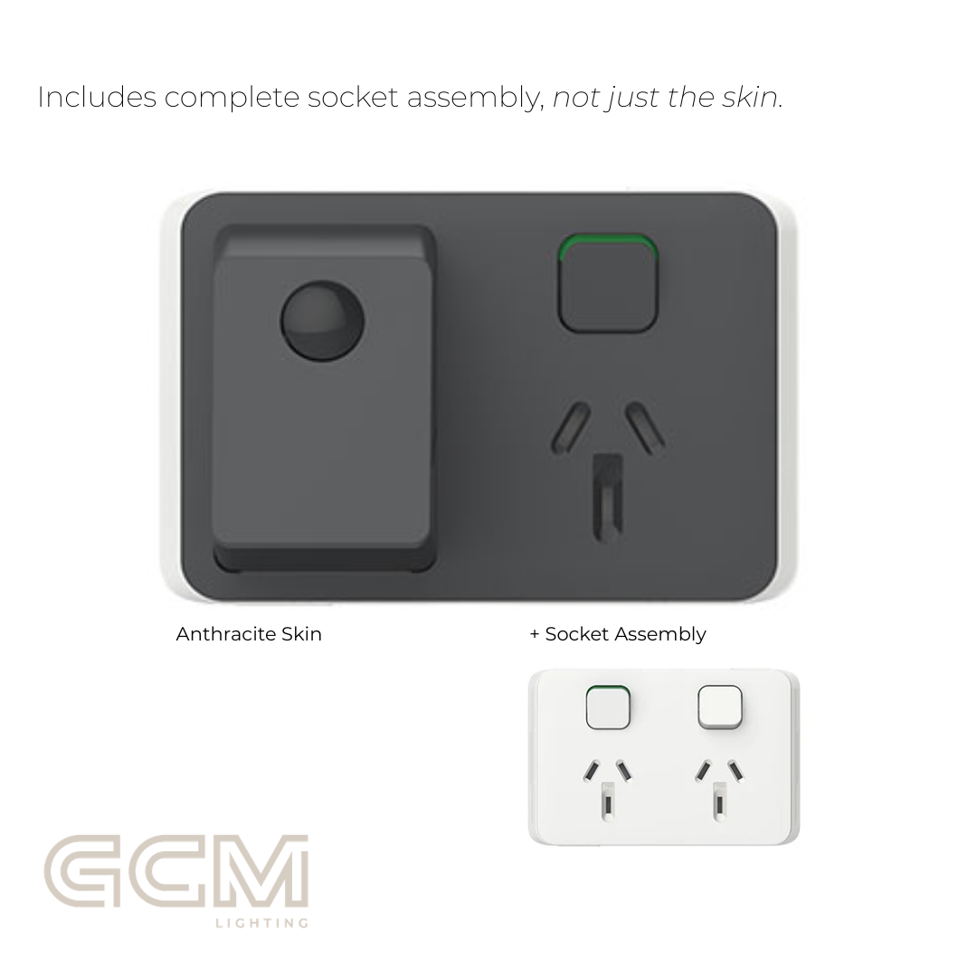 Iconic Socket Collection - Anthracite