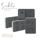 Iconic Socket Collection - Anthracite