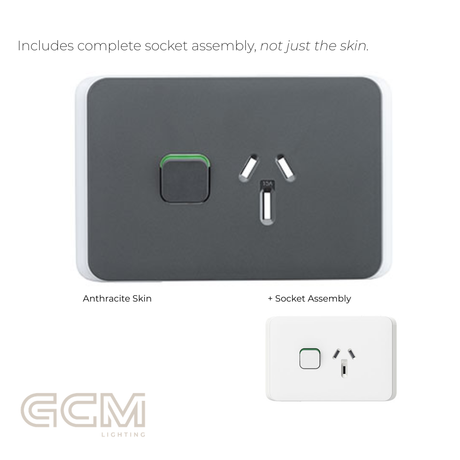 Iconic Socket Collection - Anthracite