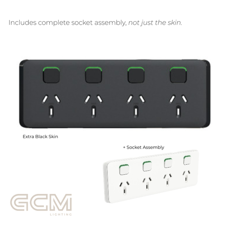 Iconic Socket Collection - Extra Black