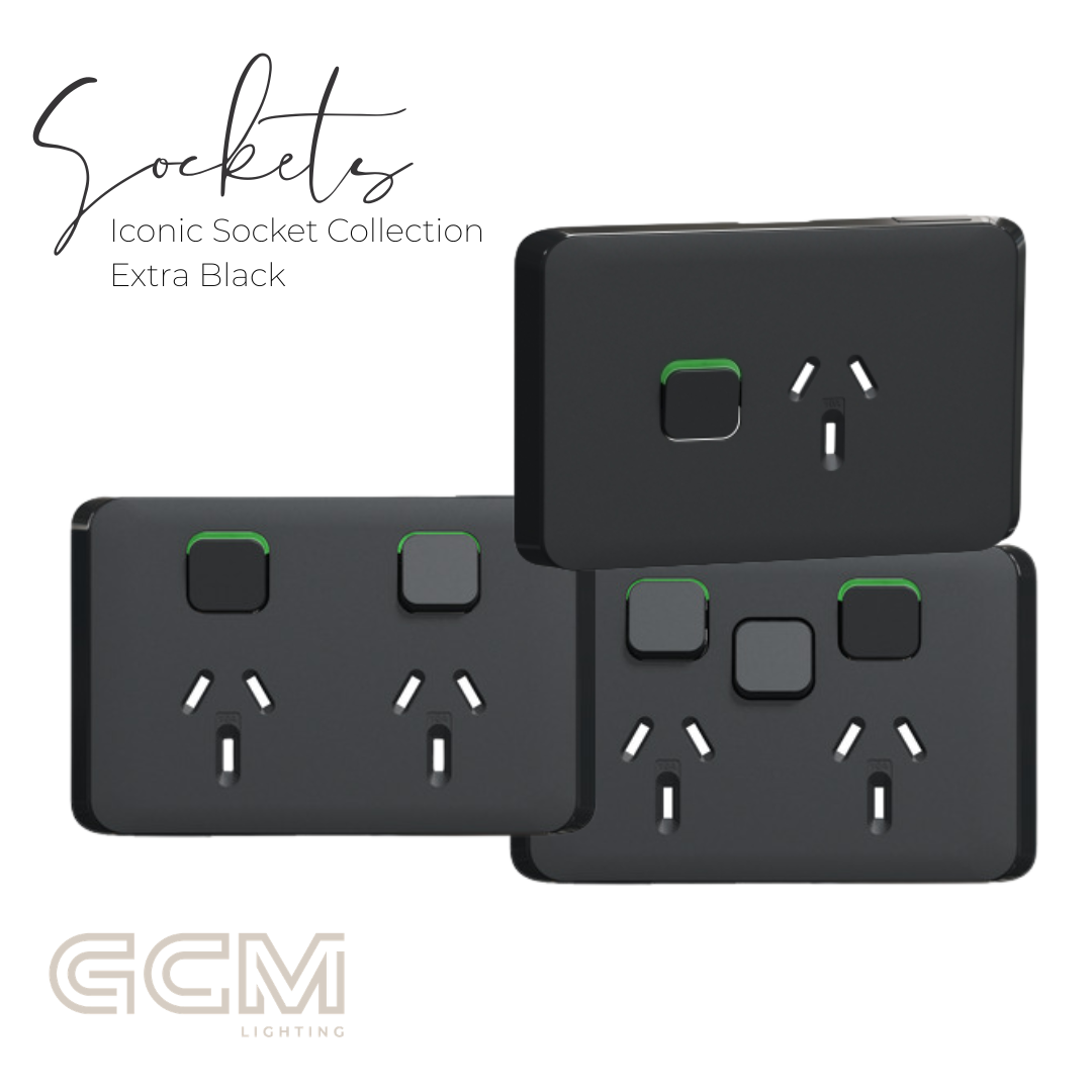 Iconic Socket Collection - Extra Black