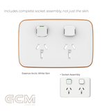 Iconic Socket Collection - Essence Arctic White