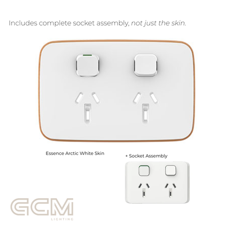 Iconic Socket Collection - Essence Arctic White
