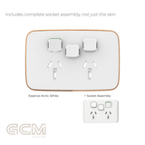 Iconic Socket Collection - Essence Arctic White