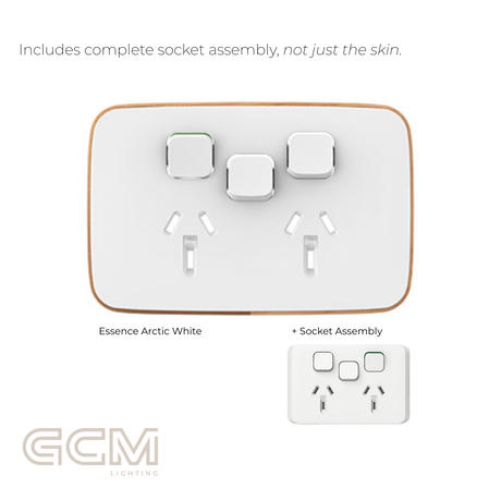 Iconic Socket Collection - Essence Arctic White