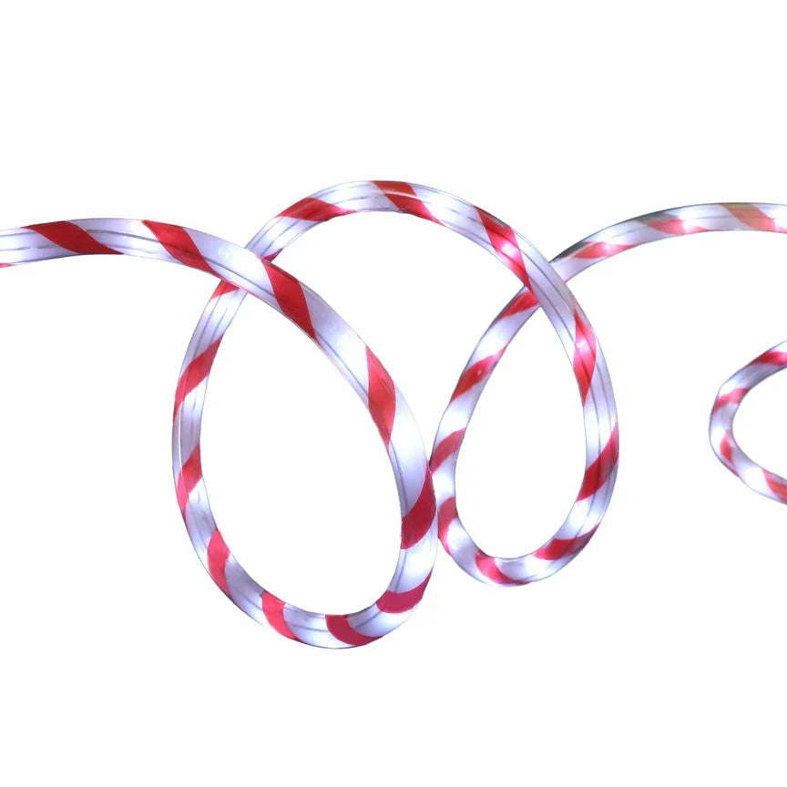 10m LED Connectable Rope Light - Candy Cane