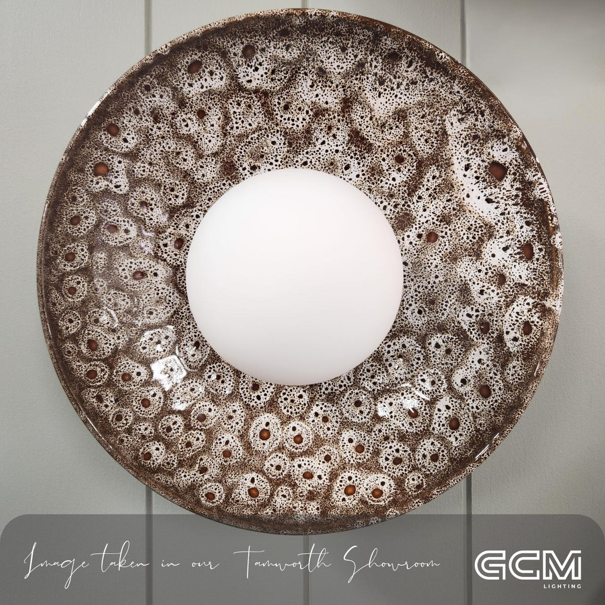 Dish Wall Sconce by Robert Gordon
