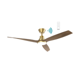 Triumph DC ceiling fan - Walnut Timber finish