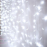 160 LED Connectable Curtain Light - White