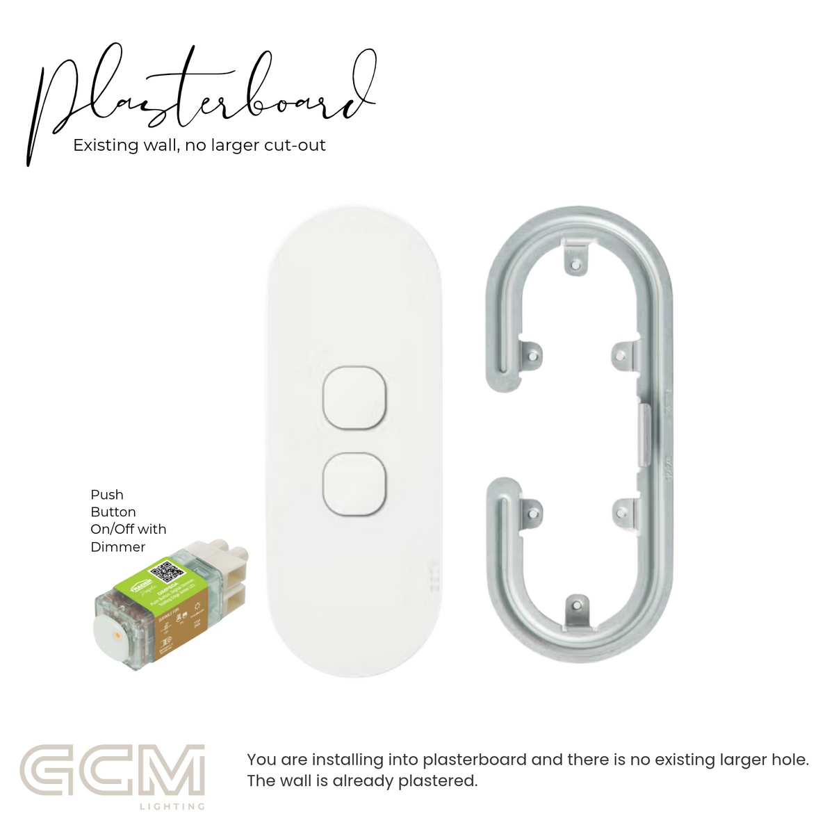ZETR - 12 / Surface - Matte White Switch 1 - 4 Gang
