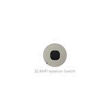 ZETR - 48 / Flush - Nickel & Black 1 Gang Isolation Switch