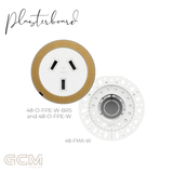 ZETR - 48 / Flush - Brass Steel Single Outlet