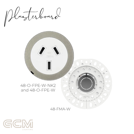 ZETR - 48 / Flush - Nickel Single Outlet