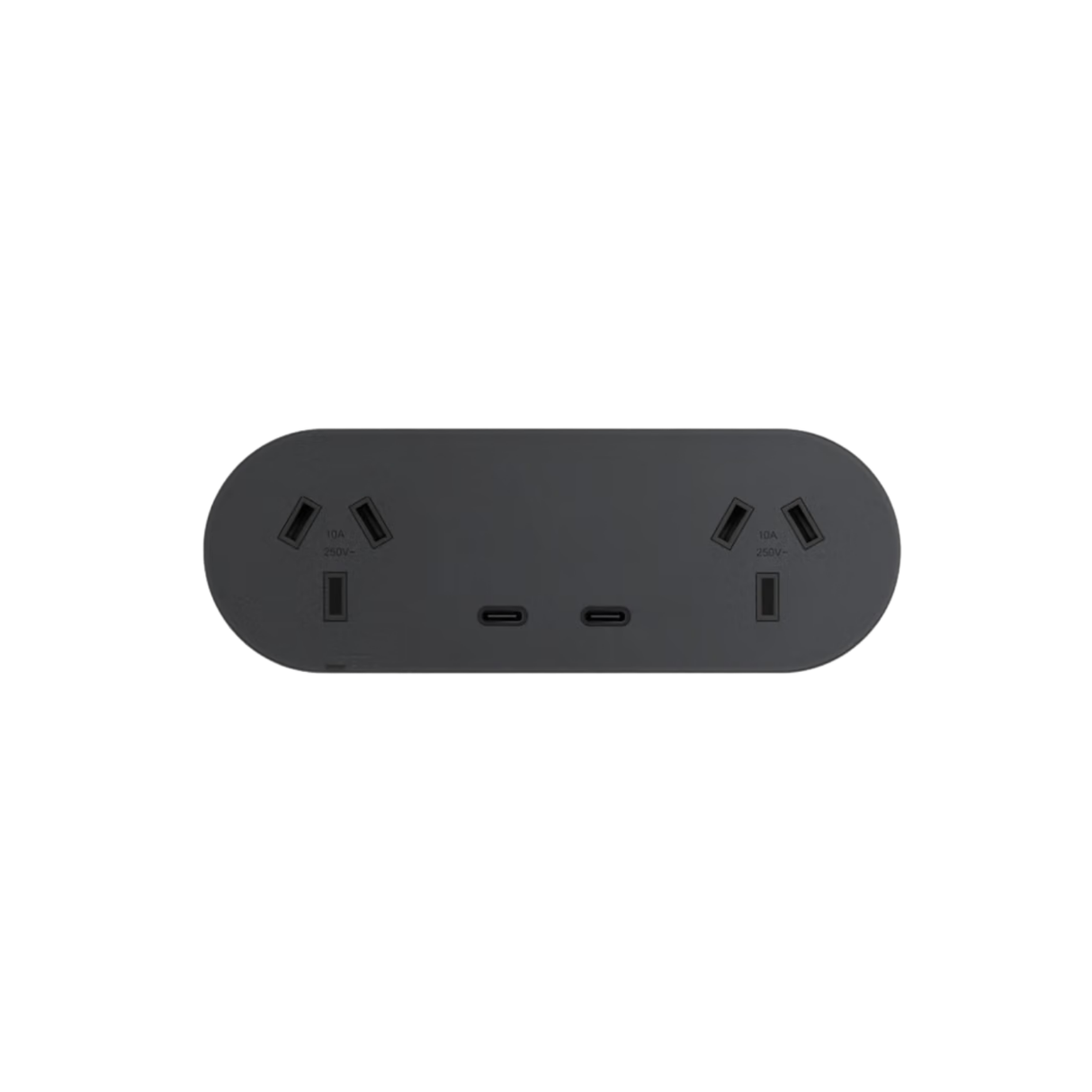 ZETR - 13 / Flush - Matte Black Double Outlet USBC