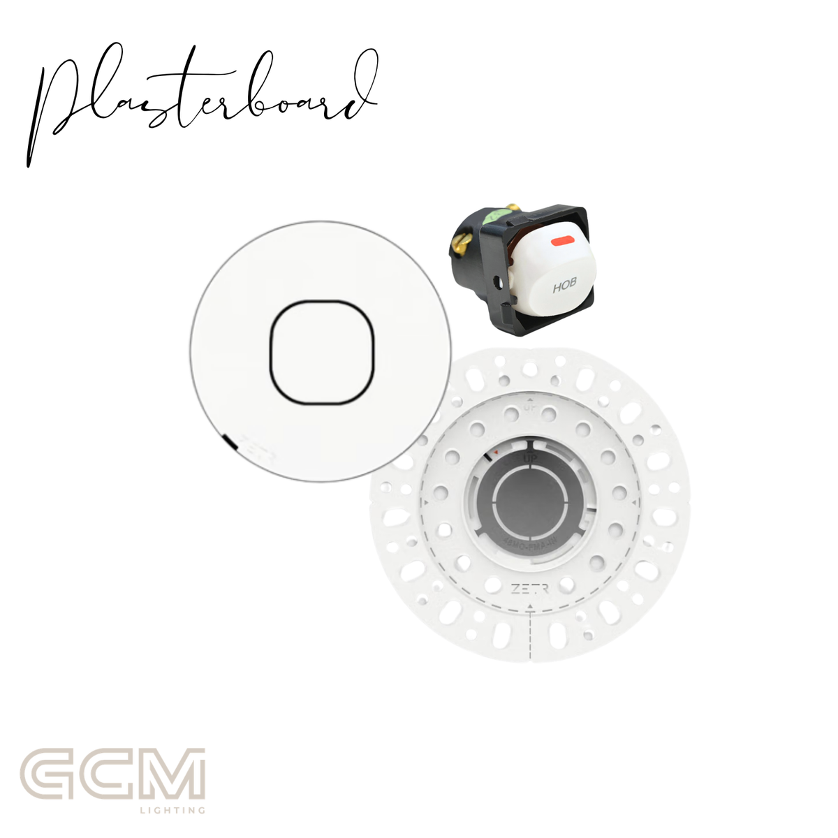 ZETR - 48 / Flush - Matte White 1 Gang Isolation Switch