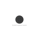 ZETR - 48 / Flush - Matte Black 1 Gang Isolation Switch
