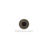 ZETR - 48 / Flush - Bronze & Black 1 Gang Isolation Switch