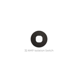ZETR - 48 / Flush - Black Steel & White 1 Gang Isolation Switch