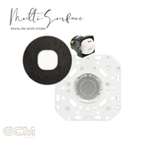 ZETR - 48 / Flush - Black Steel & White 1 Gang Isolation Switch