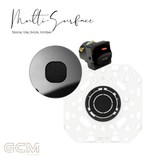 ZETR - 48 / Flush - Mirror Steel & Black 1 Gang Isolation Switch