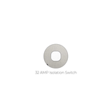 ZETR - 48 / Flush - Steel & White 1 Gang Isolation Switch
