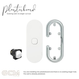ZETR - 12 / Surface - Matte White 1 Gang Isolation Switch