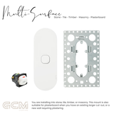 ZETR - 12 / Surface - Matte White 1 Gang Isolation Switch