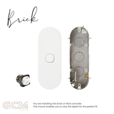ZETR - 12 / Surface - Matte White 1 Gang Isolation Switch