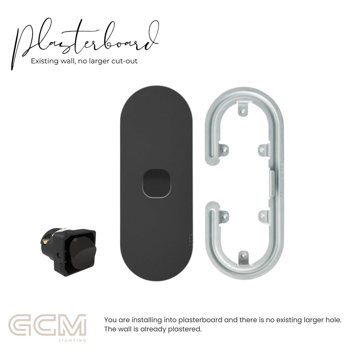 ZETR - 12 / Surface - Matte Black 1 Gang Isolation Switch