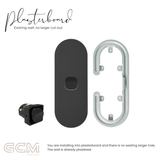 ZETR - 12 / Surface - Matte Black 1 Gang Isolation Switch