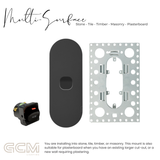 ZETR - 12 / Surface - Matte Black 1 Gang Isolation Switch