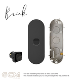 ZETR - 12 / Surface - Matte Black 1 Gang Isolation Switch