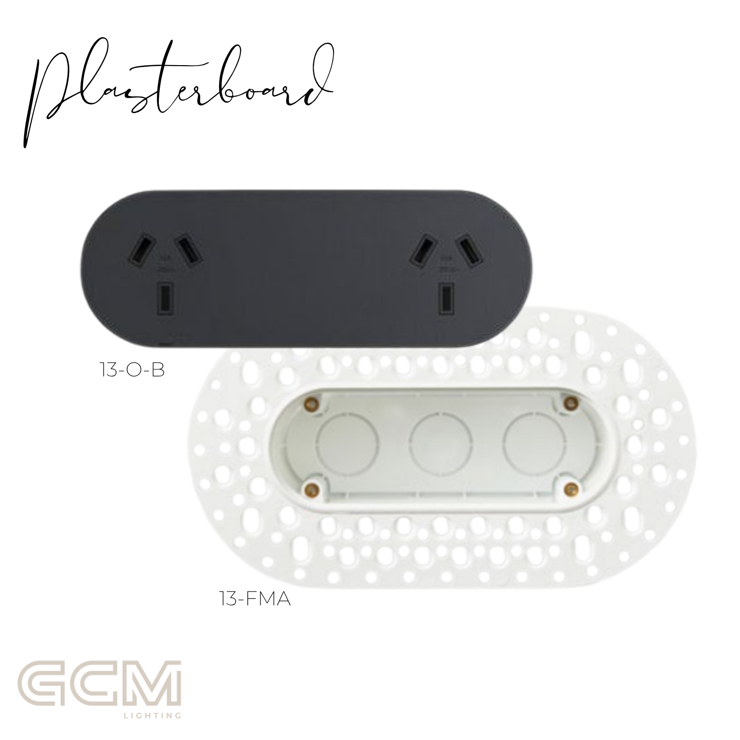 ZETR - 13 / Flush - Matte Black Double Outlet