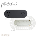 ZETR - 13 / Flush - Matte Black Double Outlet