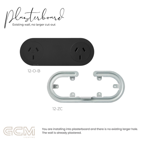ZETR - 12 / Surface - Matte Black Double Outlet
