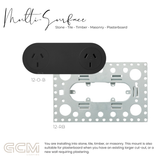 ZETR - 12 / Surface - Matte Black Double Outlet