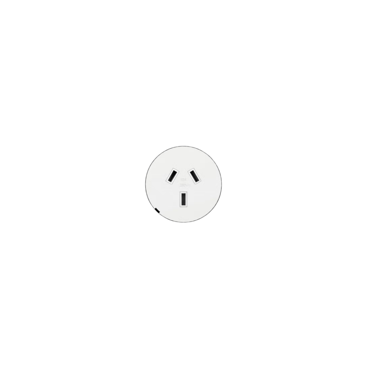 ZETR - 48 / Flush - Matte White Single Outlet