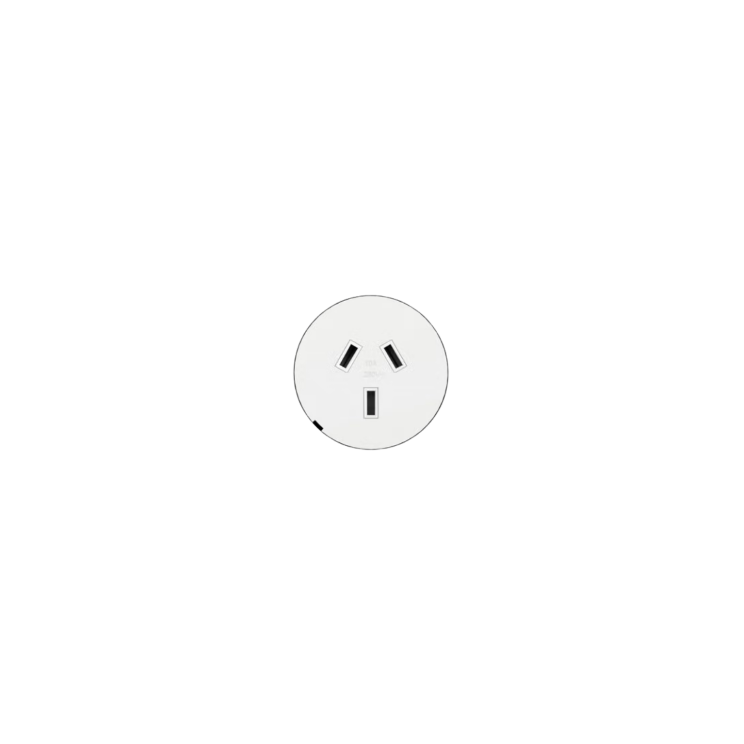 ZETR - 48 / Flush - Matte White Single Outlet