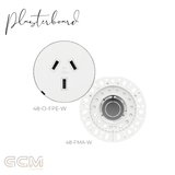 ZETR - 48 / Flush - Matte White Single Outlet