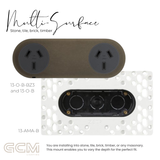 ZETR - 13 / Flush - Bronze Double Outlet