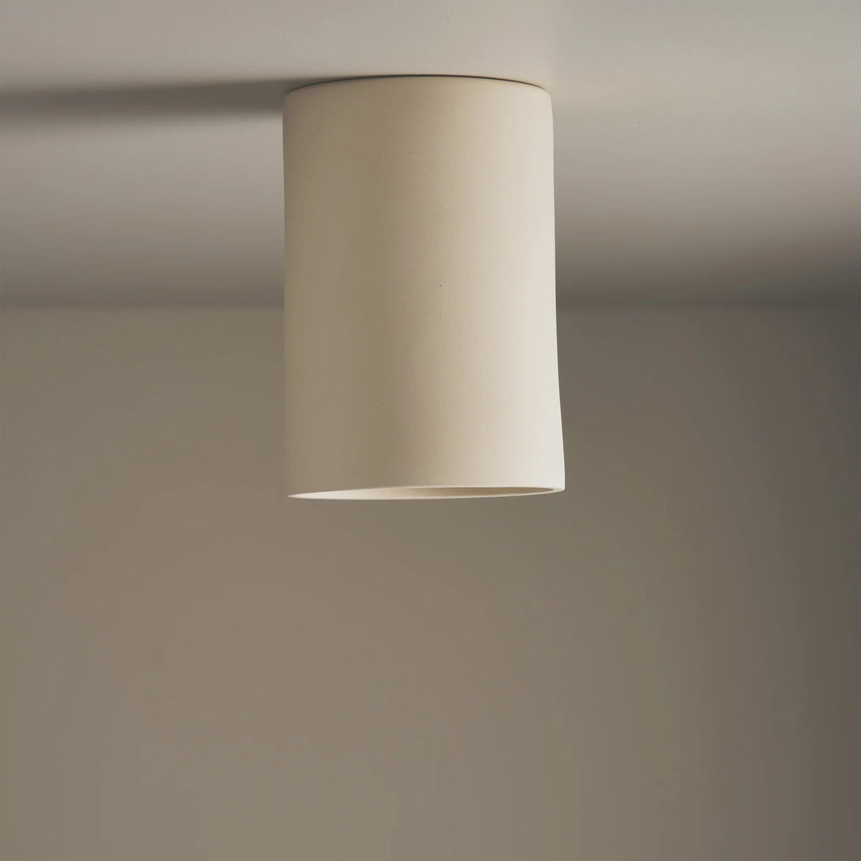 Tall Cylinder Ceiling Light by Robert Gordon