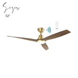 Triumph DC ceiling fan - Walnut Timber finish