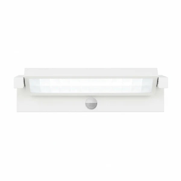 Adjustable LED Floodlight - White with Sensor