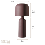 Bolzano Table Lamp in Burgundy