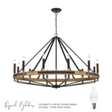 Macintyre Chandelier in Black