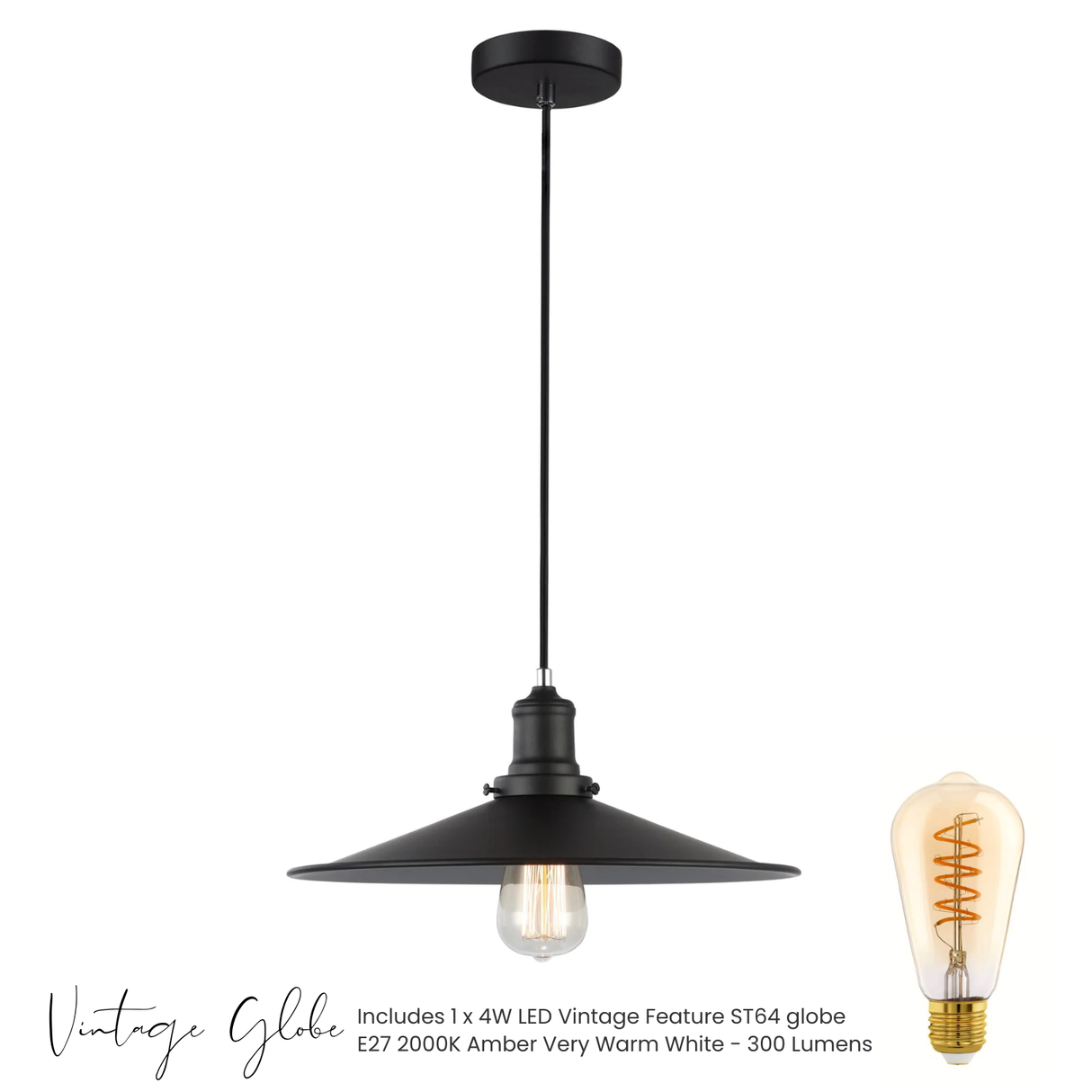 Dowe Pendant - Black