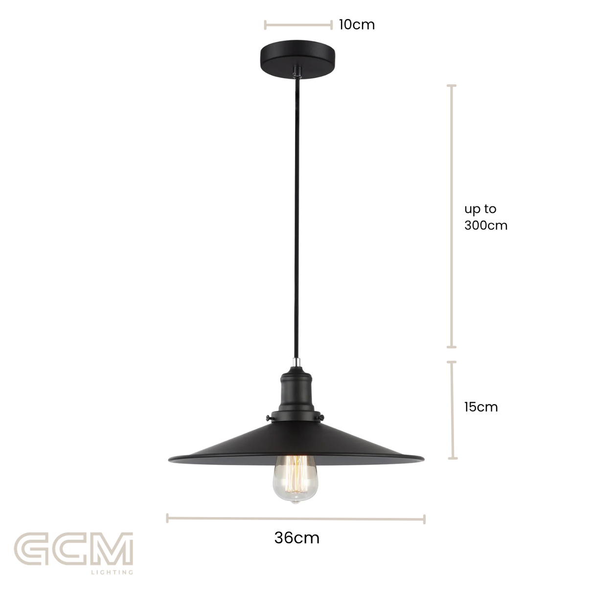 Dowe Pendant - Black