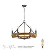 Macintyre Chandelier in Black